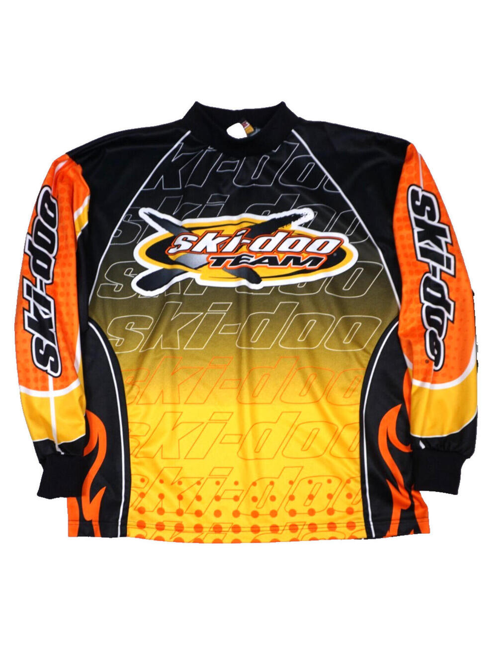 Vintage Ski Doo Racing Jersey Mens Medium 90s Y2K Grunge Snowmobile AOP